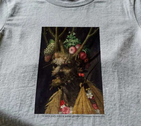Koszulka z nadrukiem Cztery pory roku w jednej głowie Giuseppe Arcimboldo