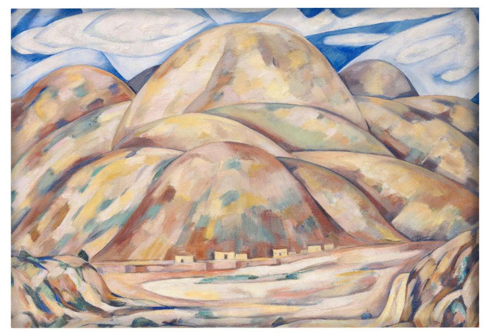 Magnes Krajobraz nr 3, Kopalnie gotówki, Nowy Meksyk Marsden Hartley