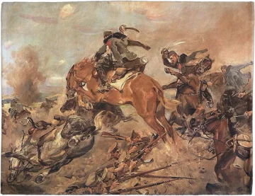 Podkładka na stół Szarża pod Rokitną Wojciech Kossak