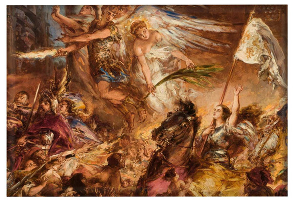 Magnes Dziewica Orleańska Jan Matejko