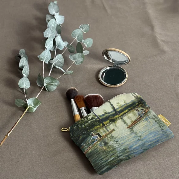 Kosmetyczka mini Rejs łodzią na rzece Yerres Gustave Caillebotte