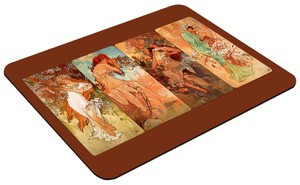 Podkładka 4 pory roku Alfons Mucha 36x29cm