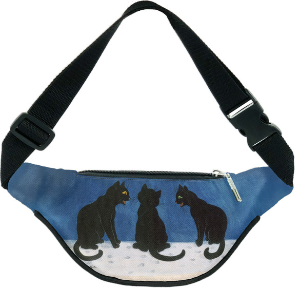 Nerka Czarne koty na śniegu Louis Wain