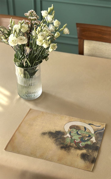 Podkładka na stół Bóg Wiatru Ogata Korin