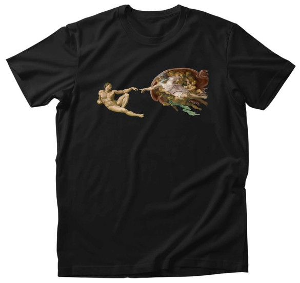 Koszulka Stworzenie Adama  Michał Anioł S