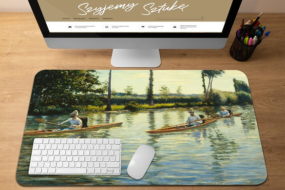 Podkładka Rejs łodzią na rzece Yerres Gustave Caillebotte 60x40cm