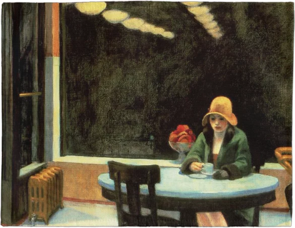 Podkładka na stół Automat Edward Hopper