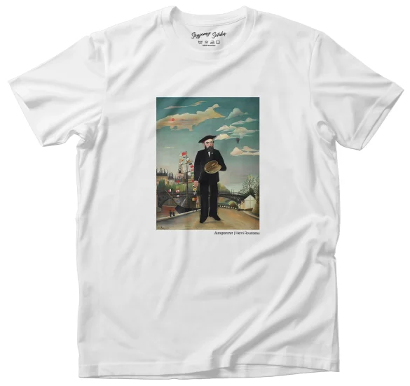 Koszulka z nadrukiem Autoportret Henri Rousseau