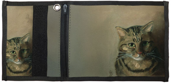 Portfel Studium głowy kota tabby Louis Wain
