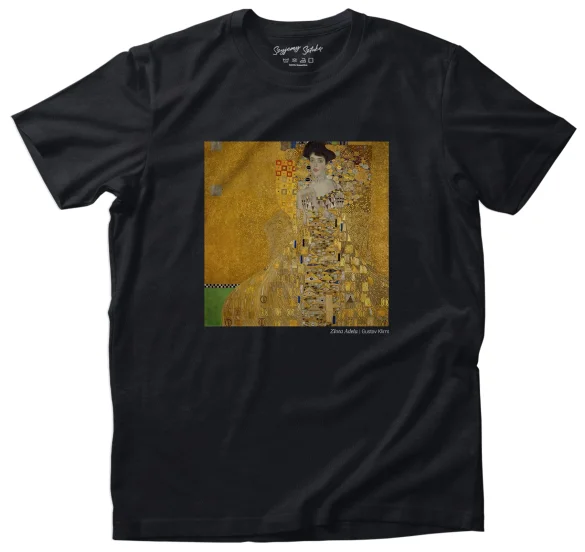 Koszulka z nadrukiem Złota Adela Gustav Klimt
