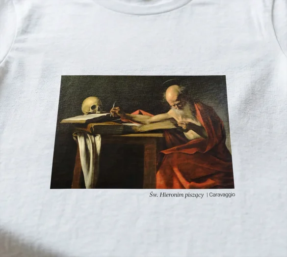 Bluzka damska Św. Hieronim piszący Caravaggio