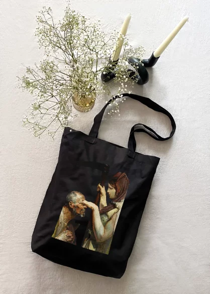 Torba bawełniana Śmierć Jacek Malczewski