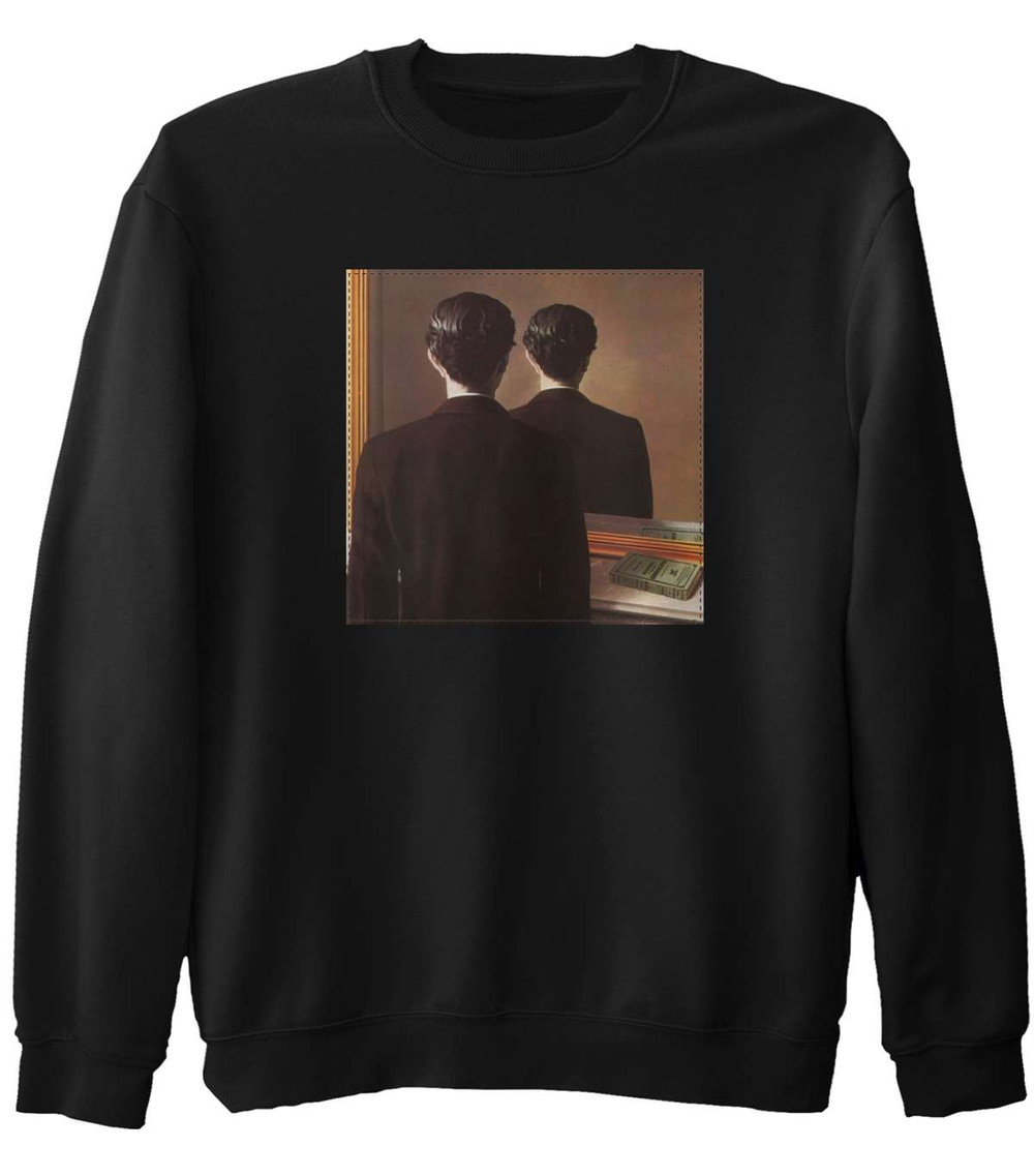 Bluza z naszywką Nie reprodukować René Magritte