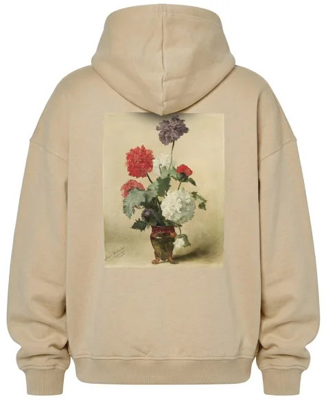Bluza oversize Peonie (maki) Anna Bilińska-Bohdanowiczowa