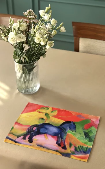 Podkładka na stół Mały niebieski koń Franz Marc