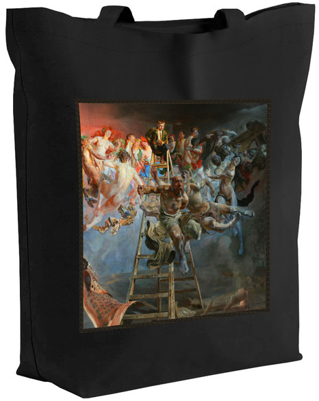 Torba z naszywką Błędne koło  Jacek Malczewski