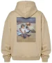 Bluza oversize Dziewczynki bawiące się na plaży Mary Cassatt