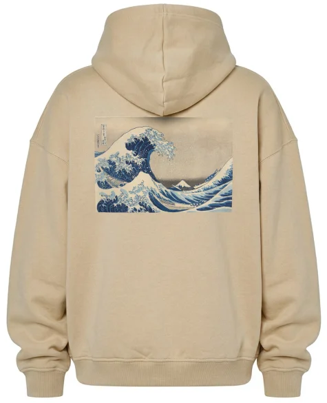 Bluza oversize Wielka Fala w Kanagawie Katsushika Hokusai