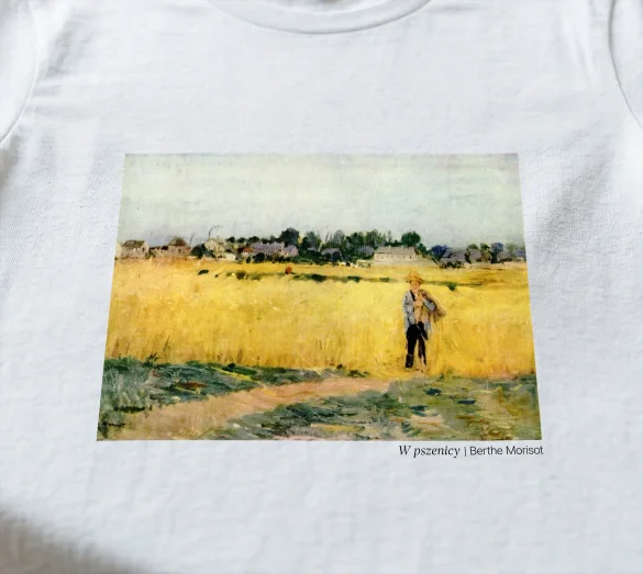 Koszulka z nadrukiem W pszenicy Berthe Morisot