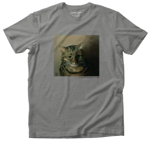 Koszulka z nadrukiem Studium głowy kota tabby Louis Wain