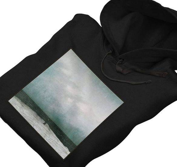 Bluza z naszywką Mnich na brzegu morza Caspar David Friedrich