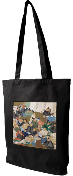 Torba z naszywką 36 poetów Ogata Korin