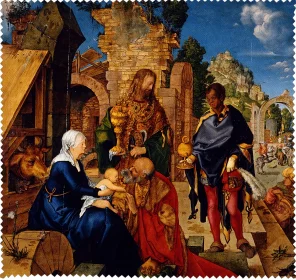 Ściereczka do okularów Hołd Trzech Króli Albrecht Dürer