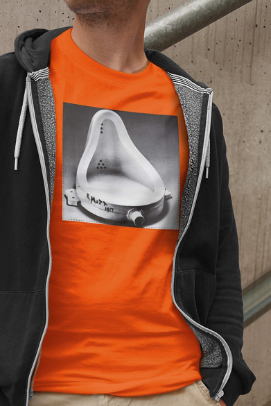 Koszulka z naszywką Fontanna Marcel Duchamp