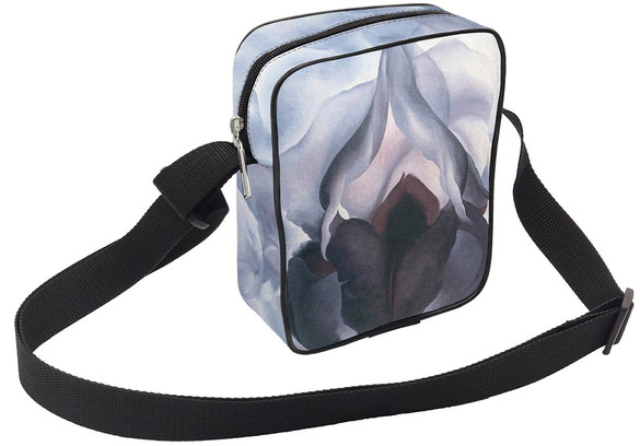 Torba listonoszka Czarna Iris III Georgia O’Keeffe