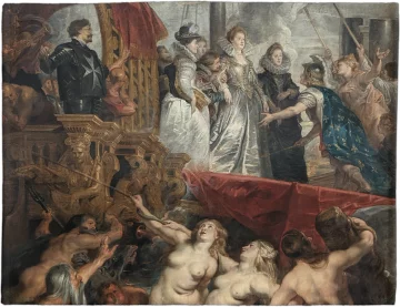 Podkładka na stół Przybycie Marii Medycejskiej do Marsylii Peter Paul Rubens