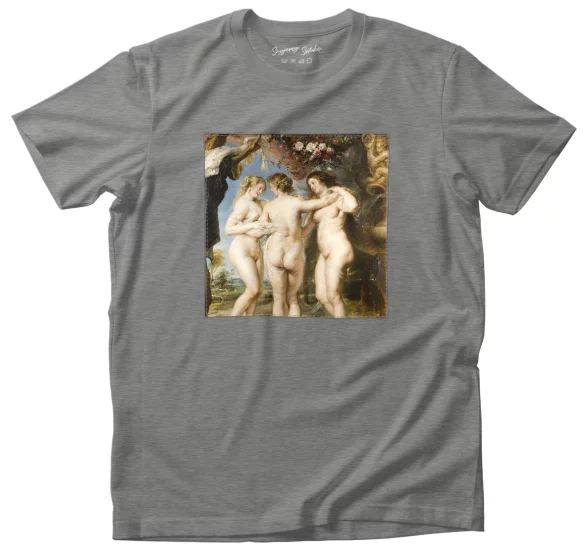 Koszulka z naszywką Trzy Gracje Peter Paul Rubens