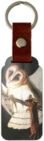 Brelok Barn Owl, Tyto Alba James Audubon