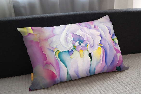 Poduszka Biały irys Georgia O’Keeffe