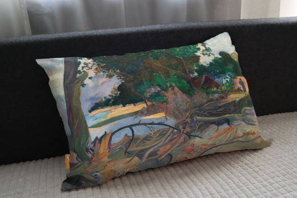 Poduszka Te burao (Drzewo hibiskusa) Paul Gauguin