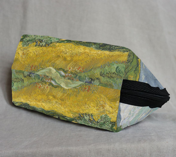 Kosmetyczka Pole pszenicy z cyprysami Vincent Van Gogh