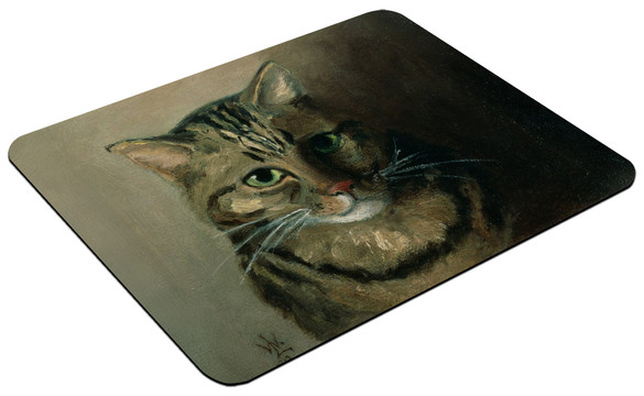 Podkładka Studium głowy kota tabby Louis Wain 60x40cm