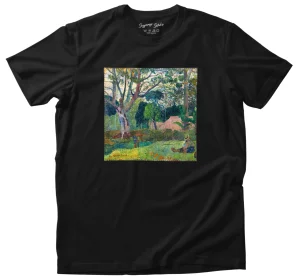 Koszulka z naszywką Te raau rahi (Wielkie Drzewo) Paul Gauguin
