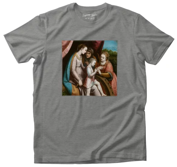 Koszulka z naszywką Mistyczne zaślubiny świętej Katarzyny Sofonisba Anguissola