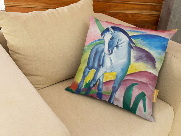 Poduszka Niebieski koń I Franz Marc