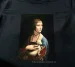 Koszulka z nadrukiem Dama z gronostajem Leonardo da Vinci