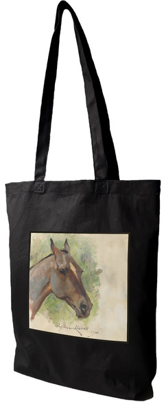 Torba z naszywką Głowa gniadego konia Wojciech Kossak