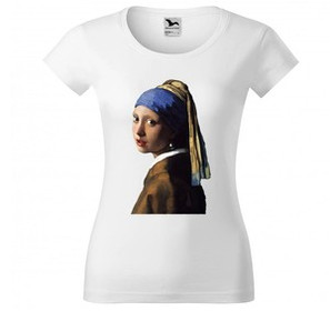 Bluzka damska Dziewczyna z perłą Jan Vermeer