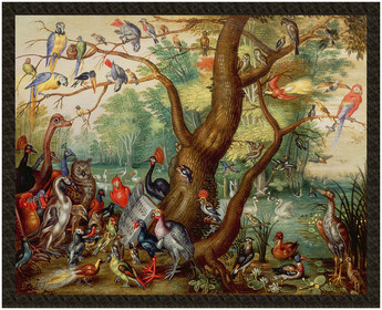 Naszywka Koncert Ptaków Jan van Kessel (starszy)