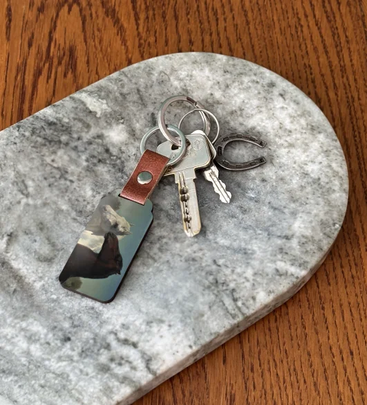 Brelok Dwa konie Rosa Bonheur