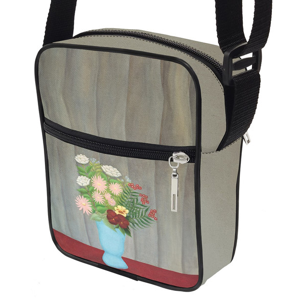 Torba listonoszka Still life of flowers in a blue vase Henri Rousseau