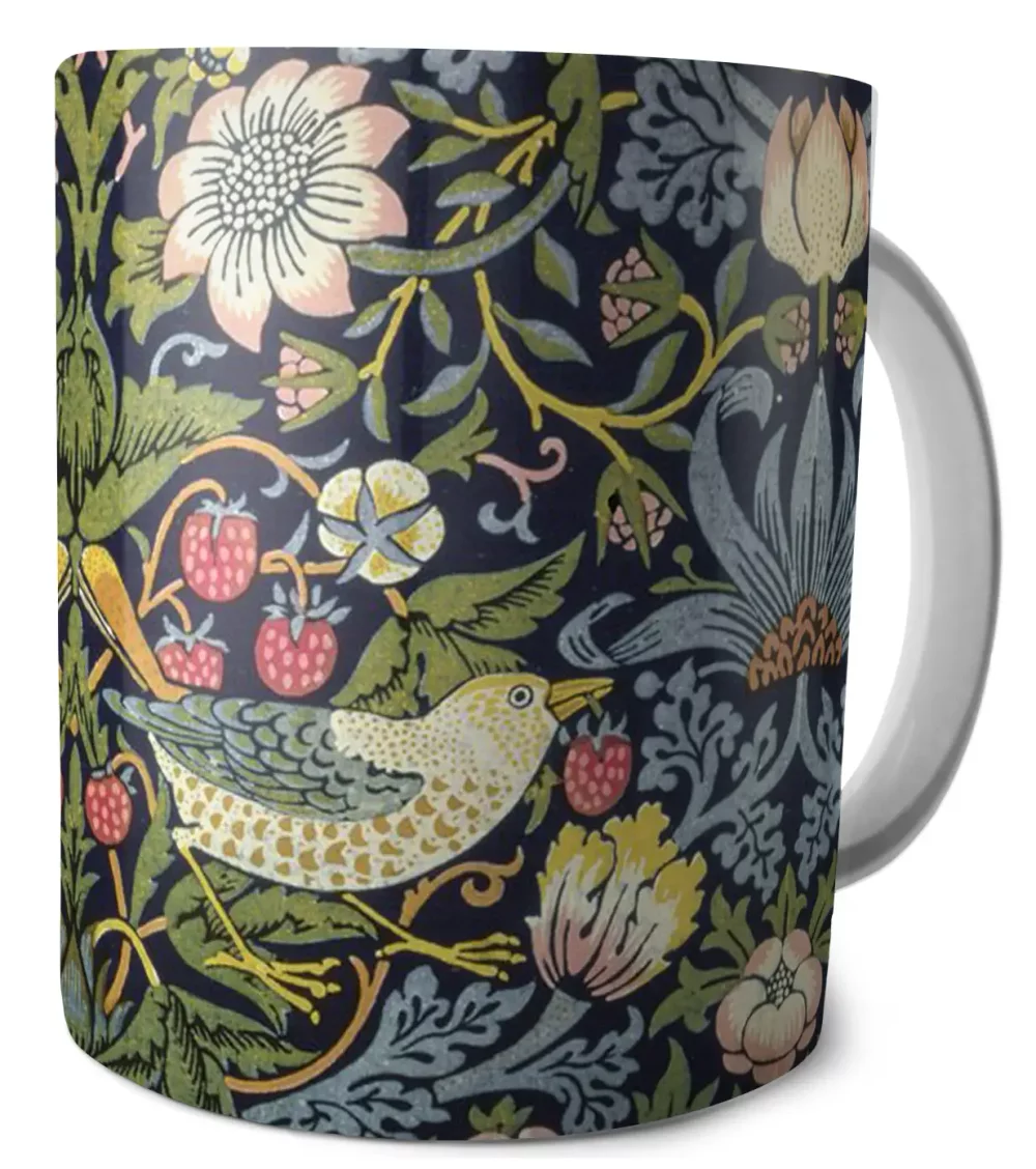 Kubek Kradzież truskawek William Morris