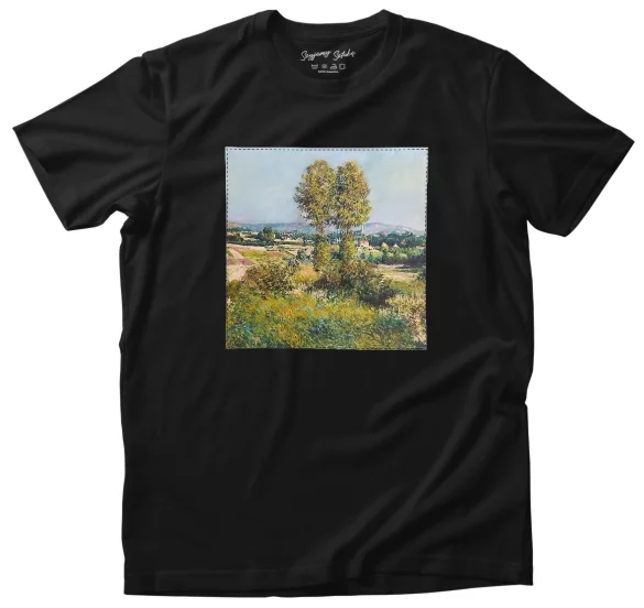 Koszulka z naszywką Krajobraz w Argenteuil Gustave Caillebotte