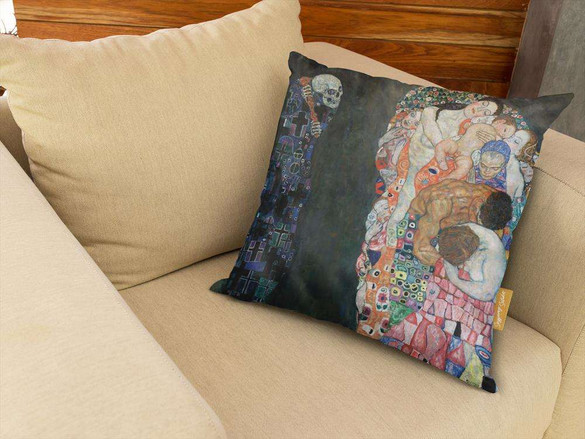 Poduszka Śmierć i życie Gustav Klimt