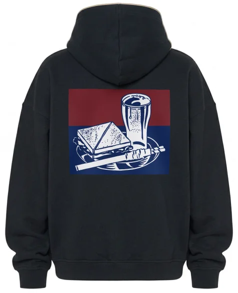 Bluza oversize Sandwich and soda Roy Lichtenstein