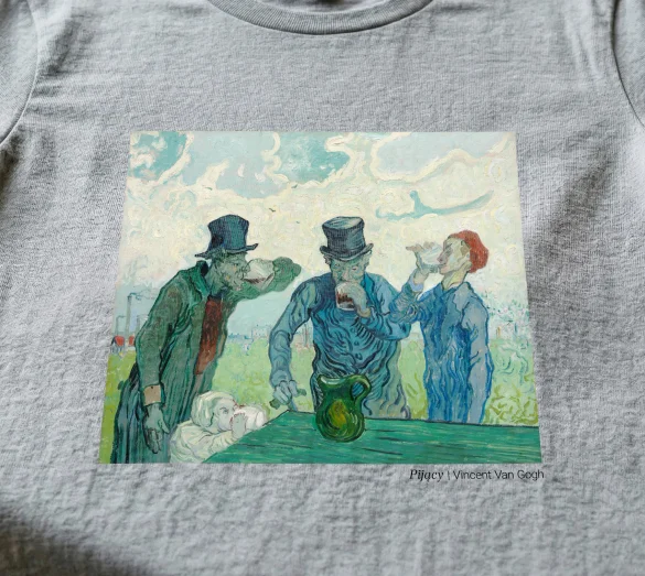 Bluzka damska Pijący Vincent Van Gogh